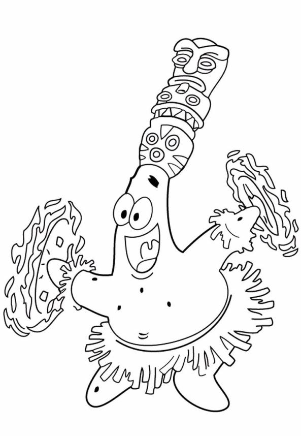 Kids-n-fun.com | Coloring page Patrick Starfish Patrick Starfish